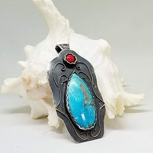 SOLD Kingsman Turquoise Sterling/Fine Silver